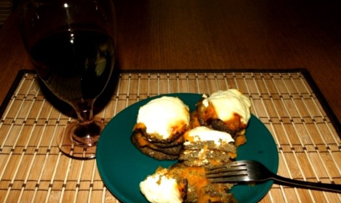 Печеночные оладьи из свиной печени