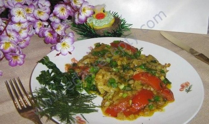 Вегетарианский омлет без яиц