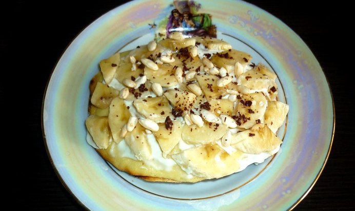 Мини-тортик с бананом