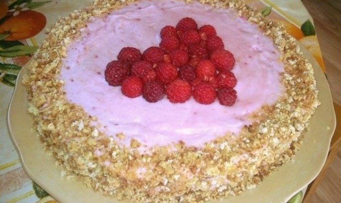 Торт «Малиновое счастье»