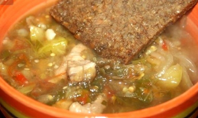 Рагу овощное с телятиной