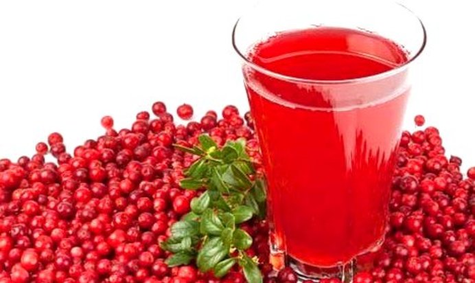 Домашний клюквенный морс