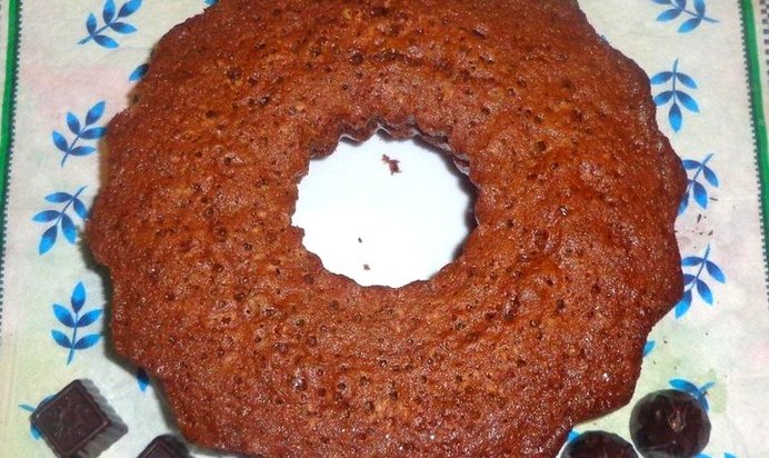 Шоколадный кекс с корицей