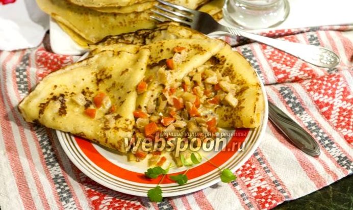 Блины на гусиных яйцах