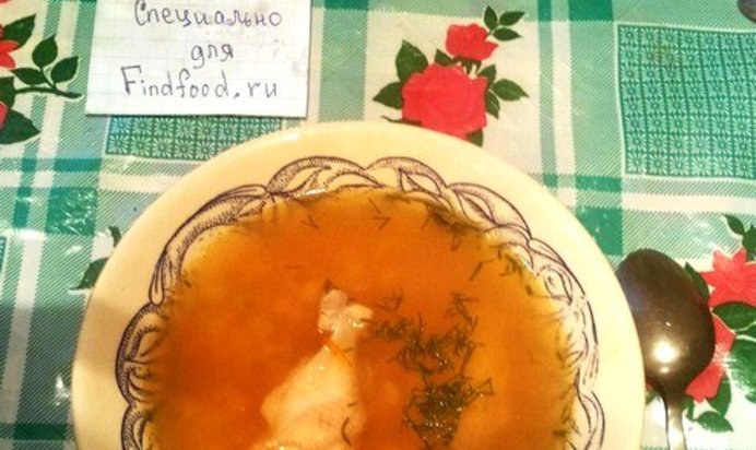 Суп гороховый с куриными крылышками