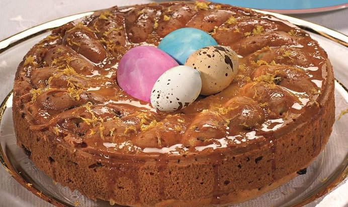 Шоколадно-апельсиновый кекс