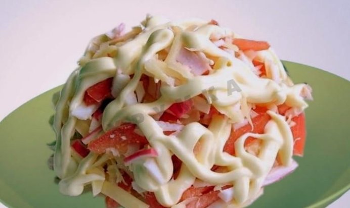 Салат Красное море