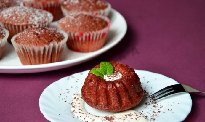 Кекс с шоколадом