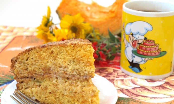 Тыквенный торт