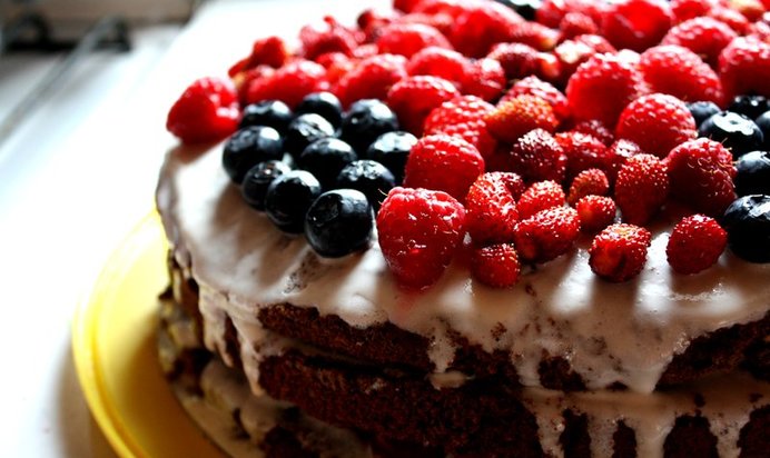 Шоколадный торт «Черный лес»