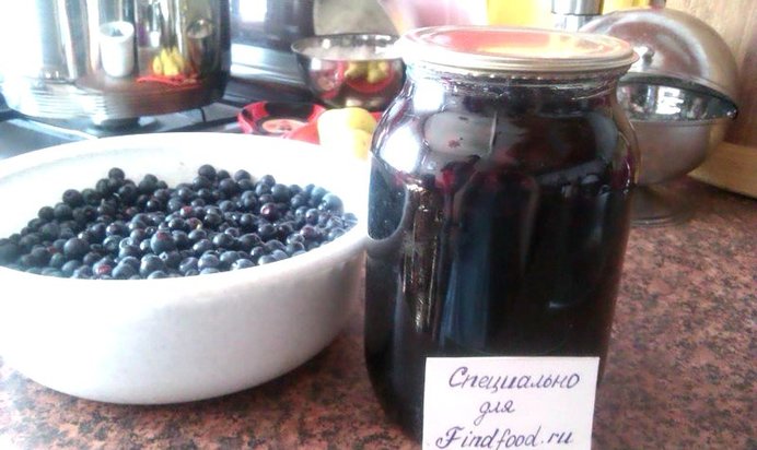 Черничный компот