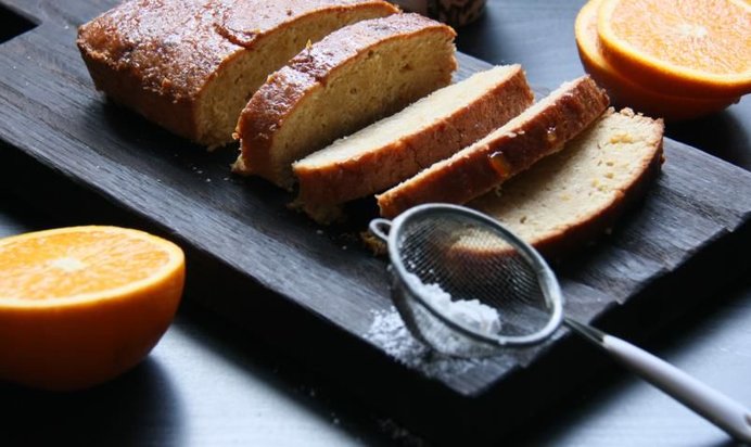 Апельсиновый фунтовый кекс/Orange pound cake