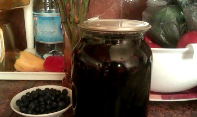 Компот из черники на зиму