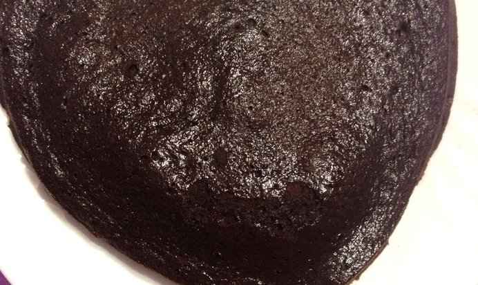 Бананово-шоколадный кекс в микроволновке