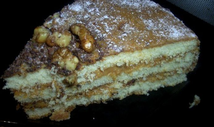 Торт со сметанным кремом