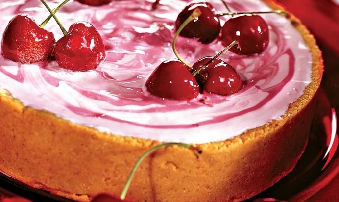 Торт-мороженое с черешней