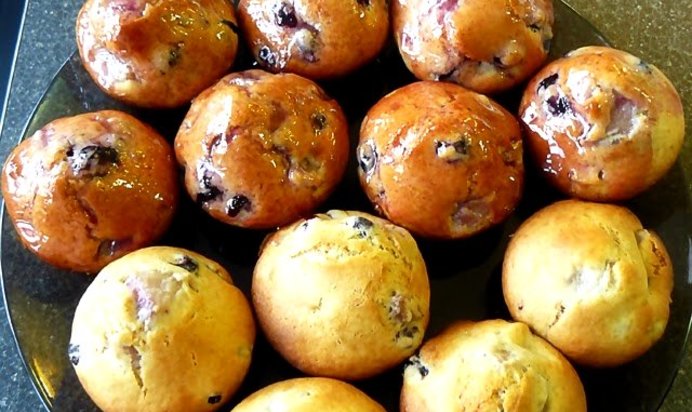 Маффины на сгущенном молоке