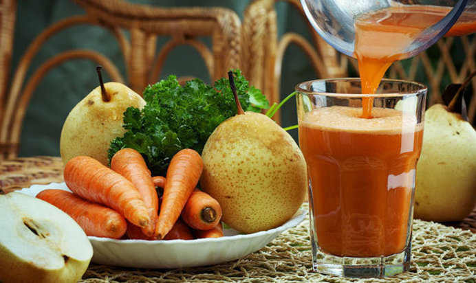 Морковно-грушевый фреш