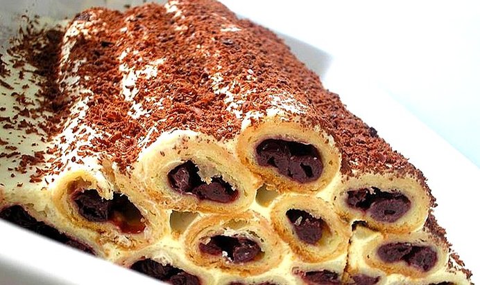 Торт Изба с вишней