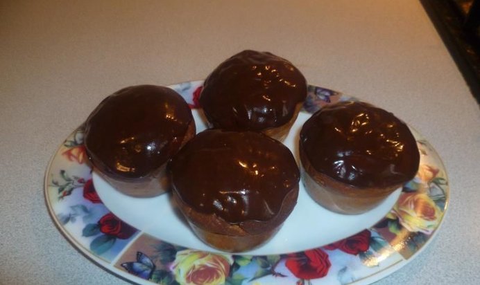 Маффины с яблоками