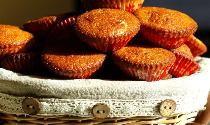 Маффины с клюквой