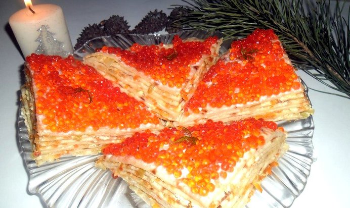 Блинный торт Простой