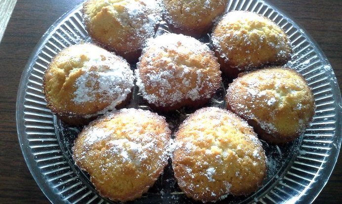 Кексы с джемом