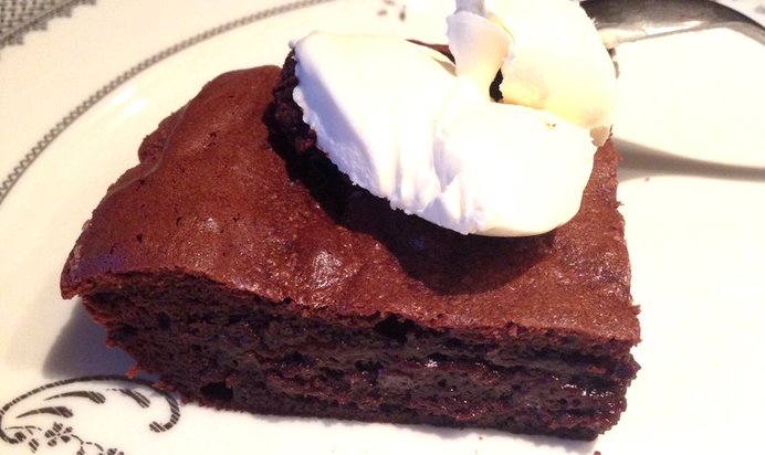 Горячий шоколадный кекс