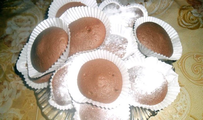 Кексы с какао