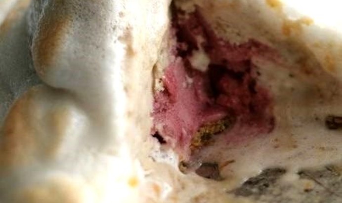 Праздничный торт с мороженым