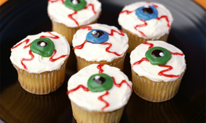 Маффины «Кровавый глаз»