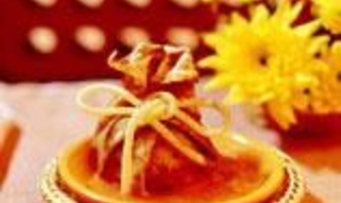 Коричные блинчики с мороженым