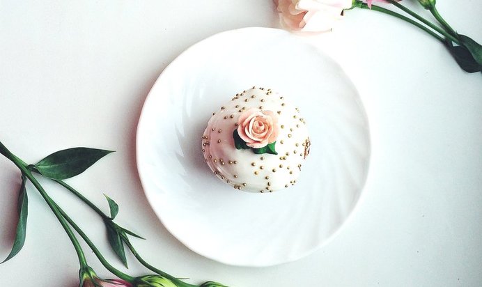 Шоколадные кексы с шоколадной глазурью