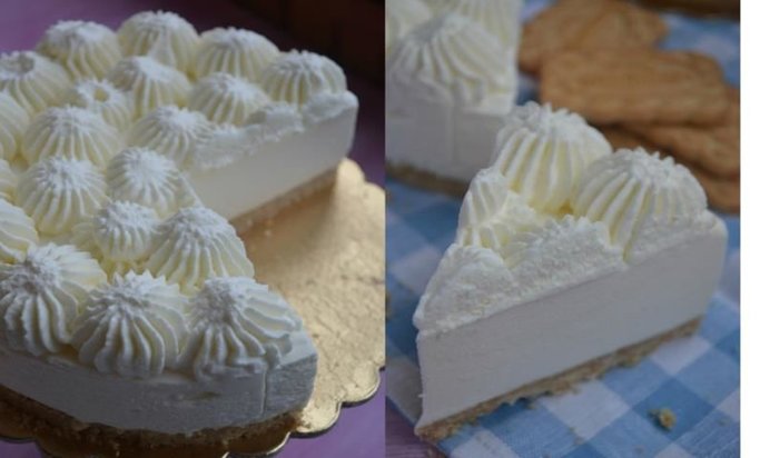 Торт-мусс со вкусом пломбира