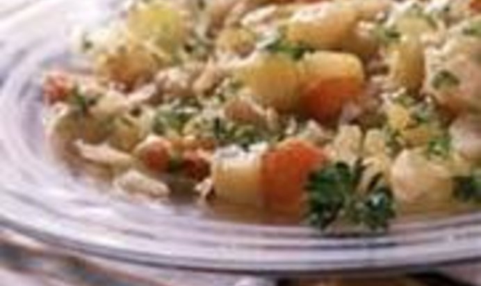 Овощное рагу со светлым пивом