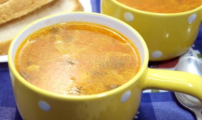 Борщ со щавелем и овощами