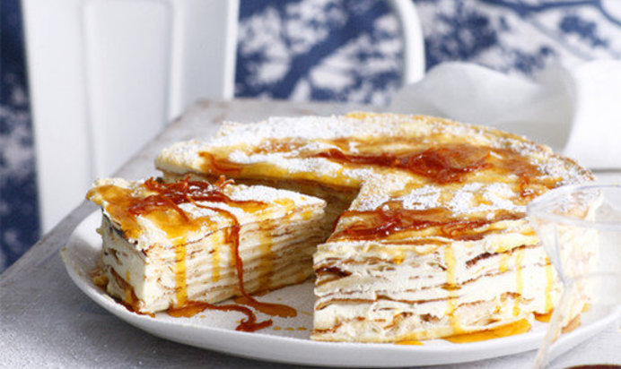 Простой торт на сковороде