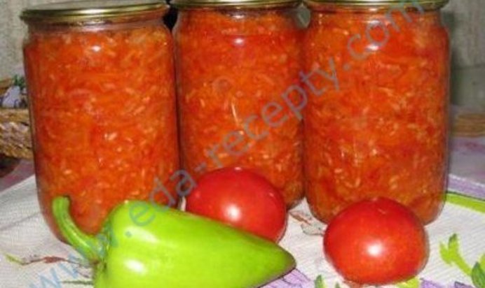 Вкусное лечо с рисом на зиму