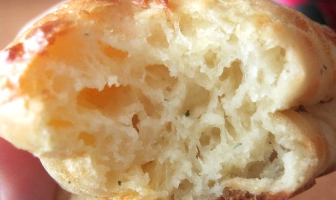 Сырные кексы с зеленым луком