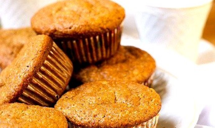 Маффины с отрубями и ананасом