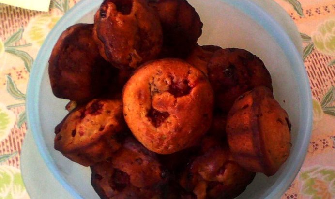 Маффины из ягод