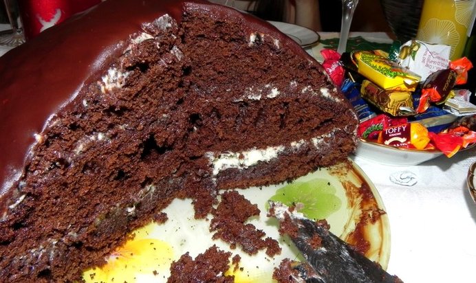 Торт кефирный