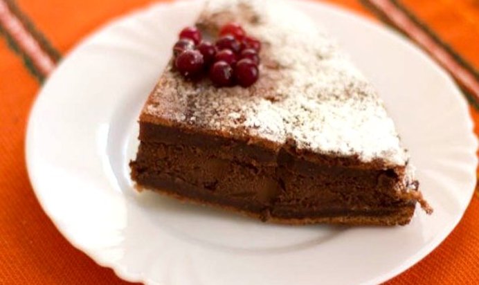 Шоколадный торт с маскарпоне