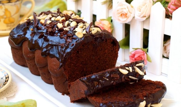 Шоколадно-кофейный кекс