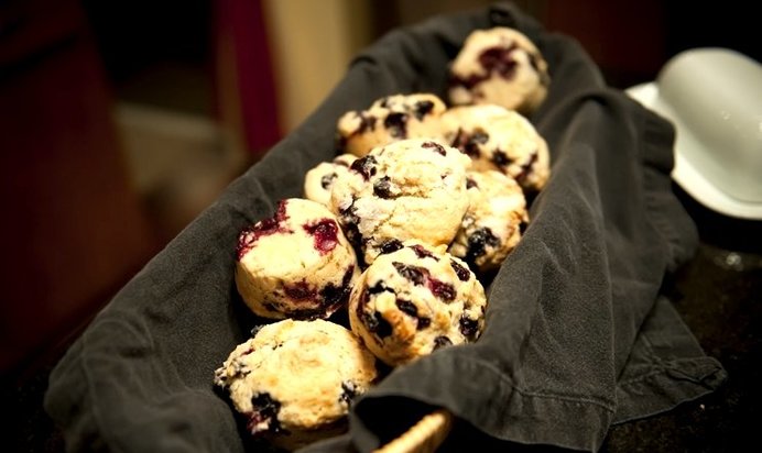 Маффины с черникой