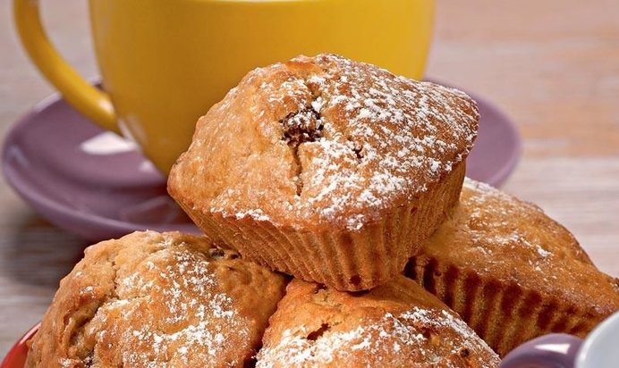 Яблочные кексы