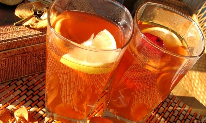 Компот из сухофруктов и ягод