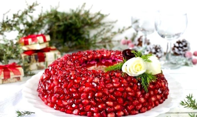 Салат новогодний Гранат