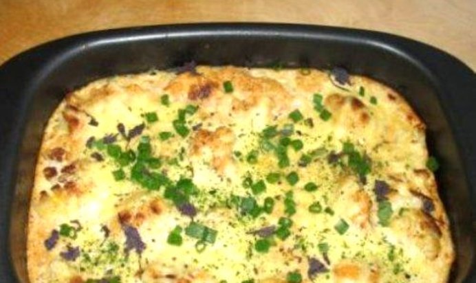 Треска с гренками