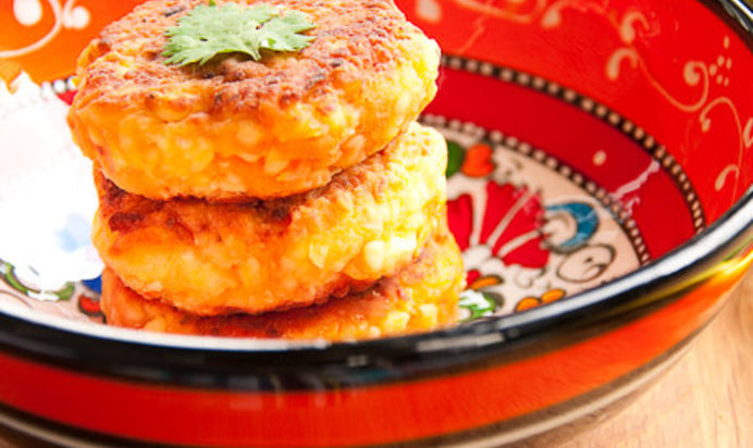 Сырники с морковью, кумином и кориандром